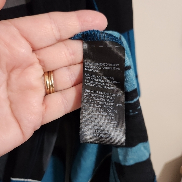 CHICO'S Travelers Tunic Top, sz 3-large - Picture 6 of 9